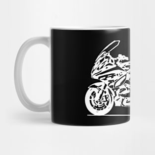 R1250RT Bike White Sketch Art Mug